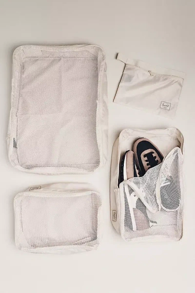 Herschel Supply Co Kyoto Packing Cube Set In White