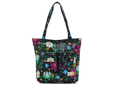 Herschel Supply Co Lego Retreat Tote Weekender/overnight Luggage Botanical Floral Black
