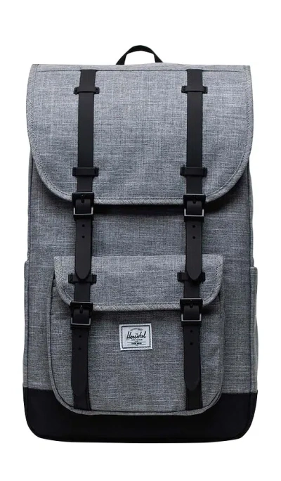 Herschel Supply Co Little America Backpack In Raven Crosshatch
