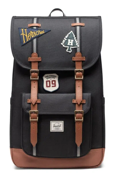 Herschel Supply Co . Little America Patches Backpack In Blue