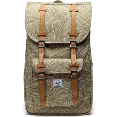 Herschel Supply Co . Little America Recycled Polyester Backpack In Gray