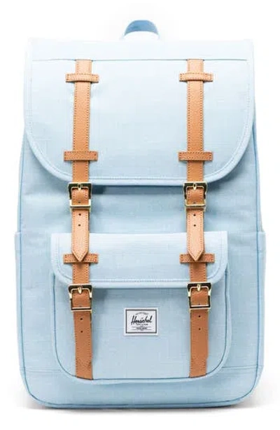 Herschel Supply Co . Little America Recycled Polyester Mid Backpack In Blue