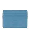Herschel Supply Co . Man Cardholder Slate Blue Size - Textile Fibers In Blue