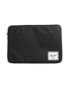 Herschel Supply Co . Man Handbag Black Size - P. E.t. Recycled Polyester, Tpe - Thermoplastic Elastom In Black