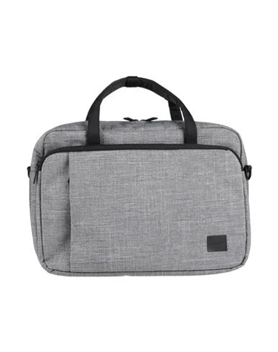 Herschel Supply Co . Man Handbag Grey Size - Textile Fibers