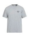 Herschel Supply Co . Man T-shirt Grey Size Xl Cotton In Gray