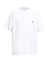 Herschel Supply Co . Man T-shirt White Size Xxl Cotton In White