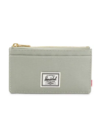 Herschel Supply Co Men's Large Oscar Logo Cardholder In Seagrass