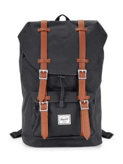 Herschel Supply Co Men's Little America Flap Backpack In Black