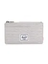 Herschel Supply Co Men's Oscar Logo Zip Pouch In Light Grey