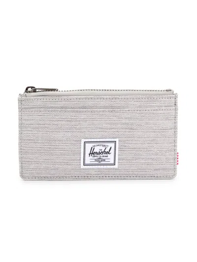 Herschel Supply Co Men's Oscar Logo Zip Pouch In Light Grey