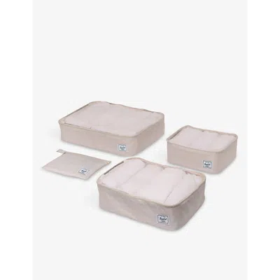 Herschel Supply Co Moonbeam Kyoto Recycled-polyester Packing Cubes Set Of Four