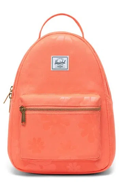 Herschel Supply Co . Nova Mini Recycled Polyester Backpack In Orange