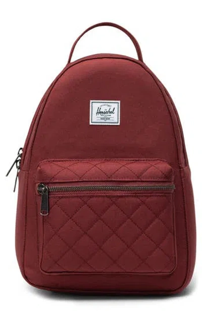 Herschel Supply Co . Nova Mini Recycled Polyester Backpack In Red