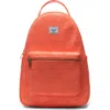 Herschel Supply Co . Nova Recycled Polyester Backpack In Orange
