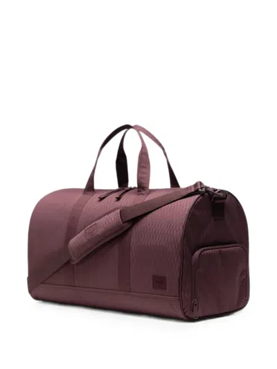 Herschel Supply Co Novel Diamond-quilted Holdall In Burgundy