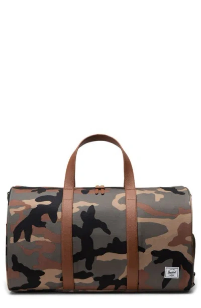 Herschel Supply Co . Novel Duffle Bag In Woodland Camo
