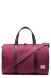 Herschel Supply Co . Novel Recycled Nylon Duffle Bag In Purple