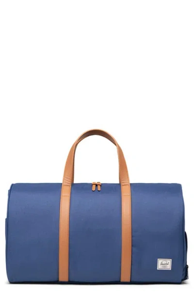 Herschel Supply Co . Novel Recycled Nylon Duffle Bag In Blue