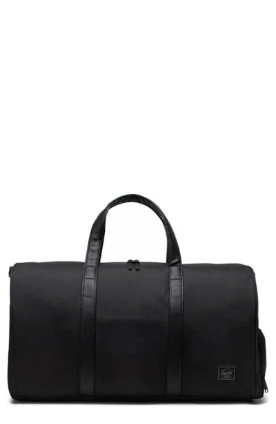 Herschel Supply Co . Novel Recycled Nylon Duffle Bag In Black Tonal