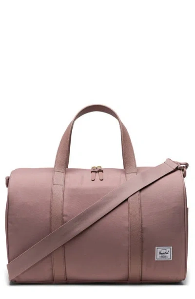 Herschel Supply Co . Novel Recycled Polyester Carry-on Duffle Bag In Ash Rose