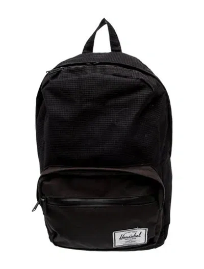 Pre-owned Herschel Supply Co Nylon Backpack In Black