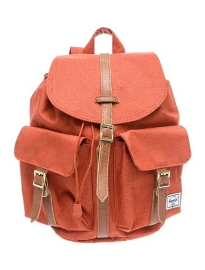 Pre-owned Herschel Supply Co Nylon Backpack In Brown