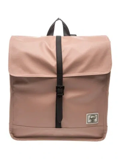 Pre-owned Herschel Supply Co Nylon Backpack In Brown