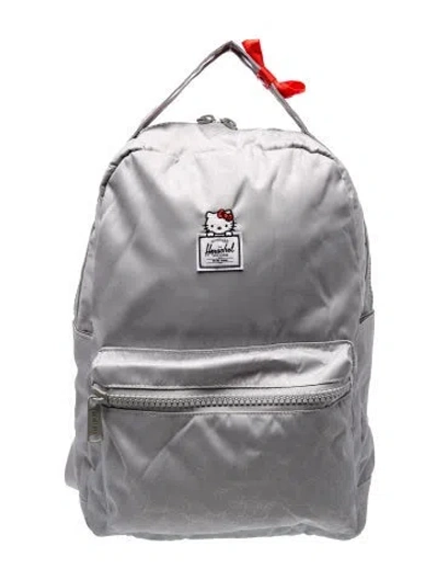 Pre-owned Herschel Supply Co Nylon Backpack In Grey