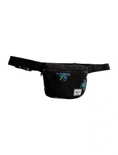 Pre-owned Herschel Supply Co Nylon Belt Bag In Black