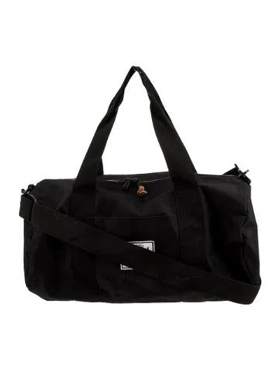 Pre-owned Herschel Supply Co Nylon Weekender Bag In Black