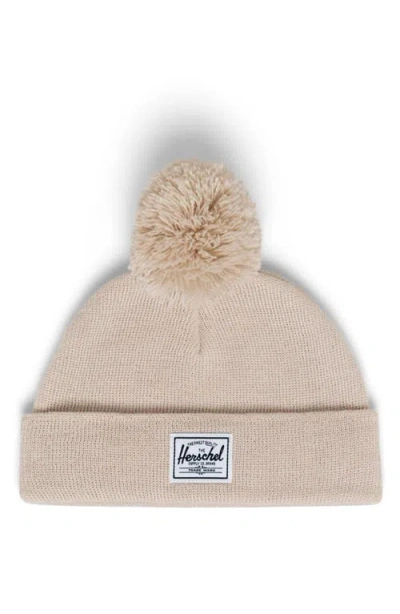 Herschel Supply Co . Pom Beanie In Moonbeam