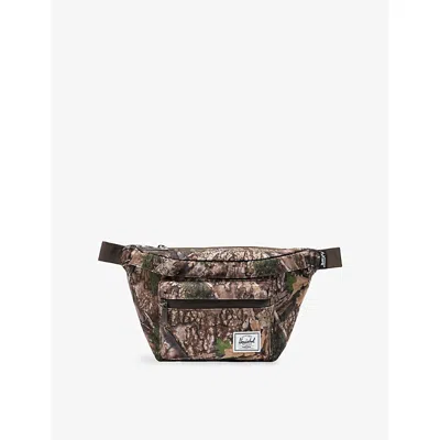 Herschel Supply Co Womens Realtree Camo Pop Quiz Camouflage-print Woven Belt Bag In Pink