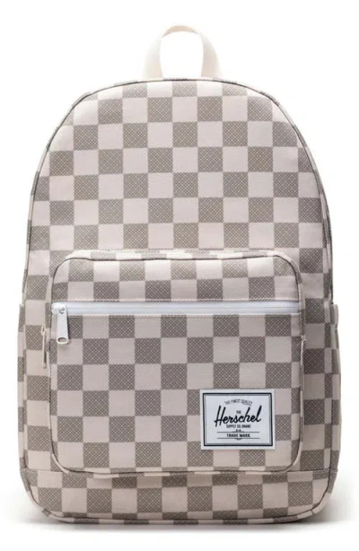 Herschel Supply Co . Pop Quiz Checkerboard Backpack In Checkered Textile