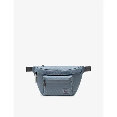 Herschel Supply Co Womens Blue Mirage Pop Quiz Woven Belt Bag In White