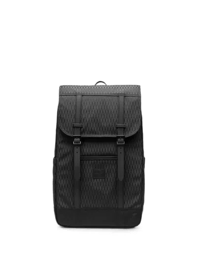 Herschel Supply Co Retreat 23l Diamond-quilted Backpack In Black