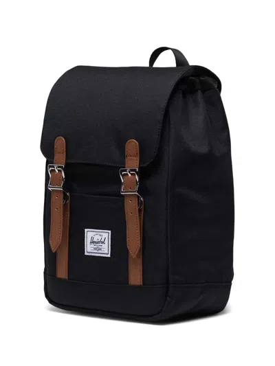 Herschel Supply Co Retreat Eco Buckle-fastening Backpack In Black