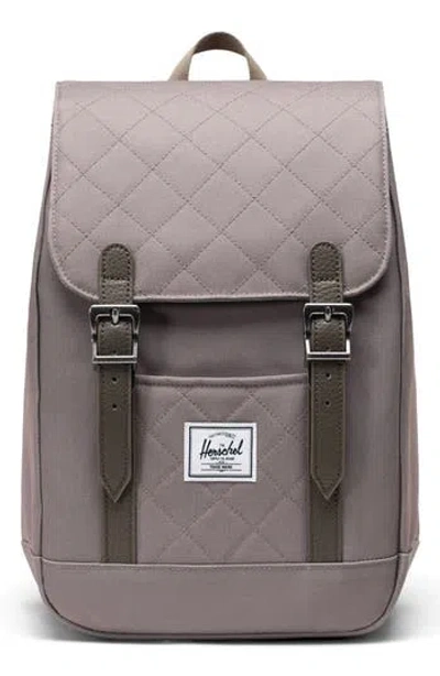 Herschel Supply Co . Retreat Recycled Polyester Mini Backpack In Brown