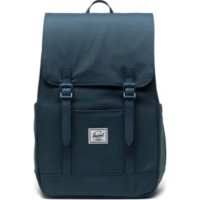 Herschel Supply Co . Retreat Recycled Polyester Small Backpack In Blue