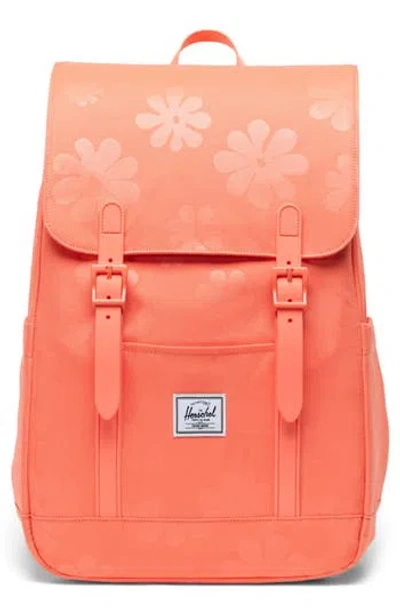Herschel Supply Co . Retreat Recycled Polyester Small Backpack In Orange