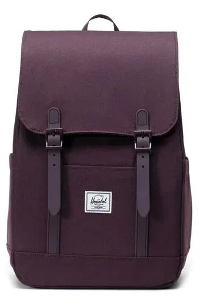 Herschel Supply Co . Retreat Recycled Polyester Small Backpack In Purple