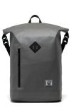Herschel Supply Co . Roll Top Backpack In Gray