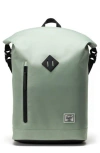 Herschel Supply Co . Roll Top Backpack In Green