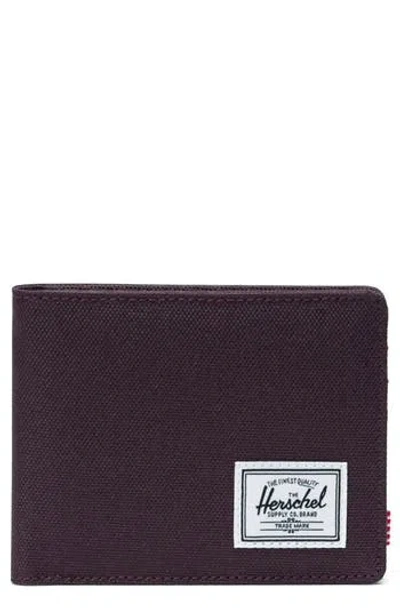 Herschel Supply Co . Roy Rfid Bifold Wallet In Purple