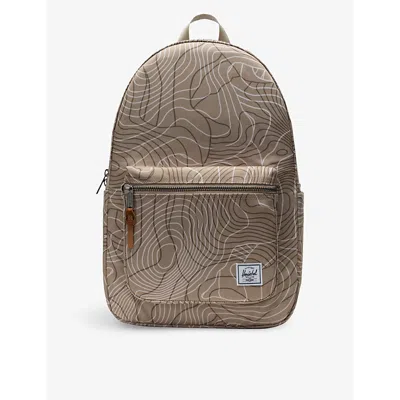Herschel Supply Co Womens Twill Topography Settlement Twill-topography Recycled-polyester Backpack