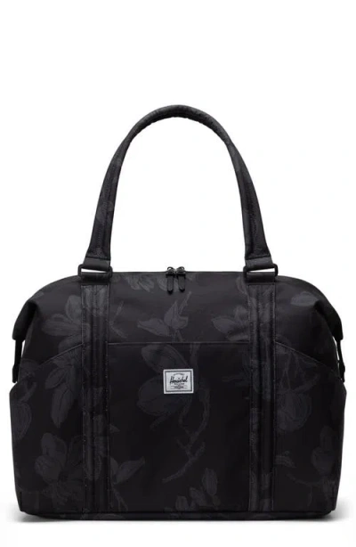 Herschel Supply Co . Strand Recycled Polyester Duffle Bag In Block Print Floral