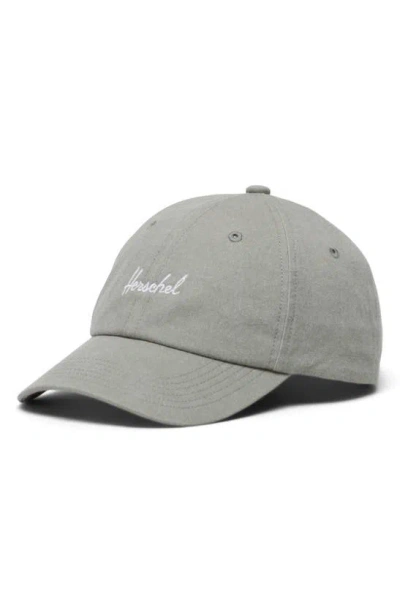 Herschel Supply Co Sylas Stonewash Cotton Twill Baseball Cap