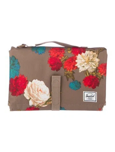 Pre-owned Herschel Supply Co Travel Baby Changing Mat In Brown