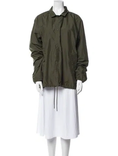 Pre-owned Herschel Supply Co Utility Jacket In Green