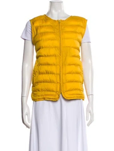 Pre-owned Herschel Supply Co Vest In Yellow